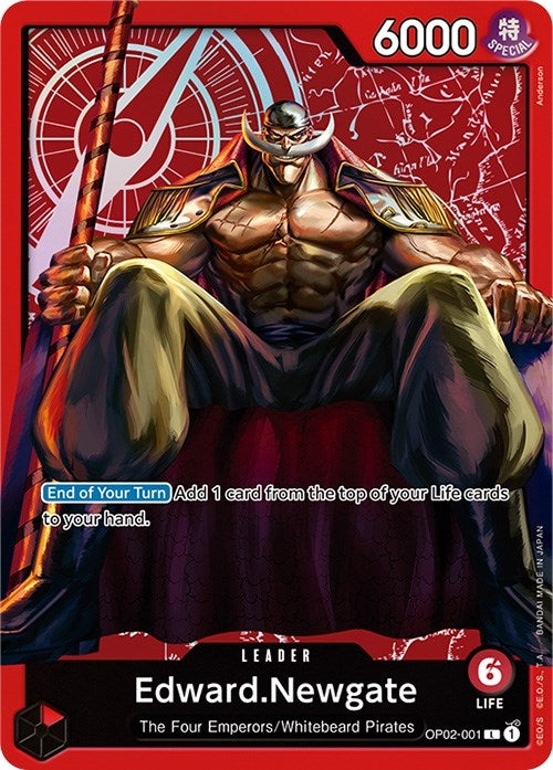 Image for Edward.Newgate (Special Goods Set -Former Four Emperors-) (OP02-001) - One Piece Card Game