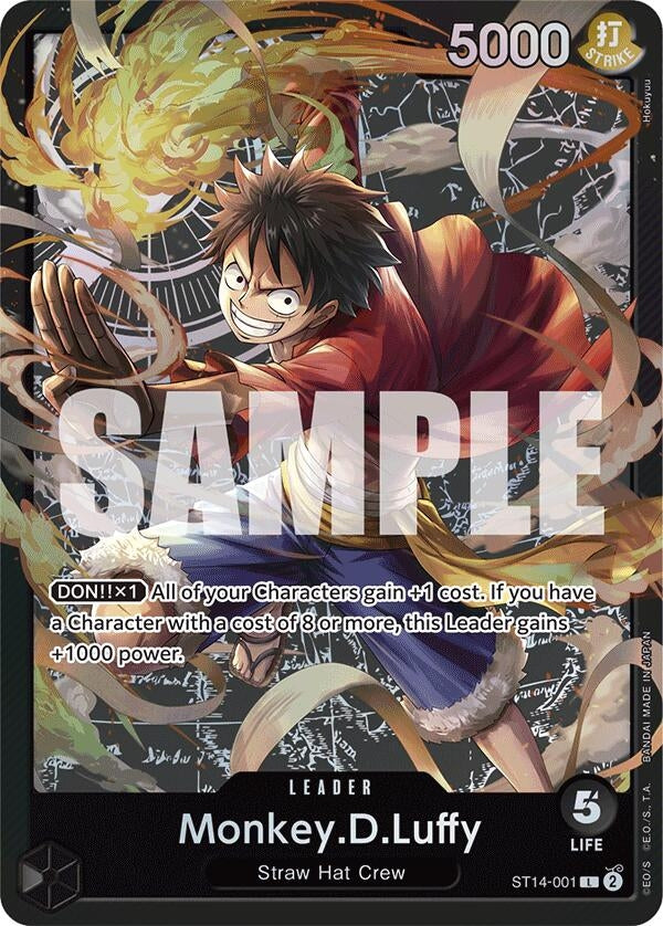 Image for Monkey.D.Luffy (001) (ST14-001) - One Piece Card Game