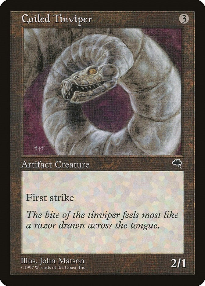Image for Coiled Tinviper (279) - Magic: The Gathering
