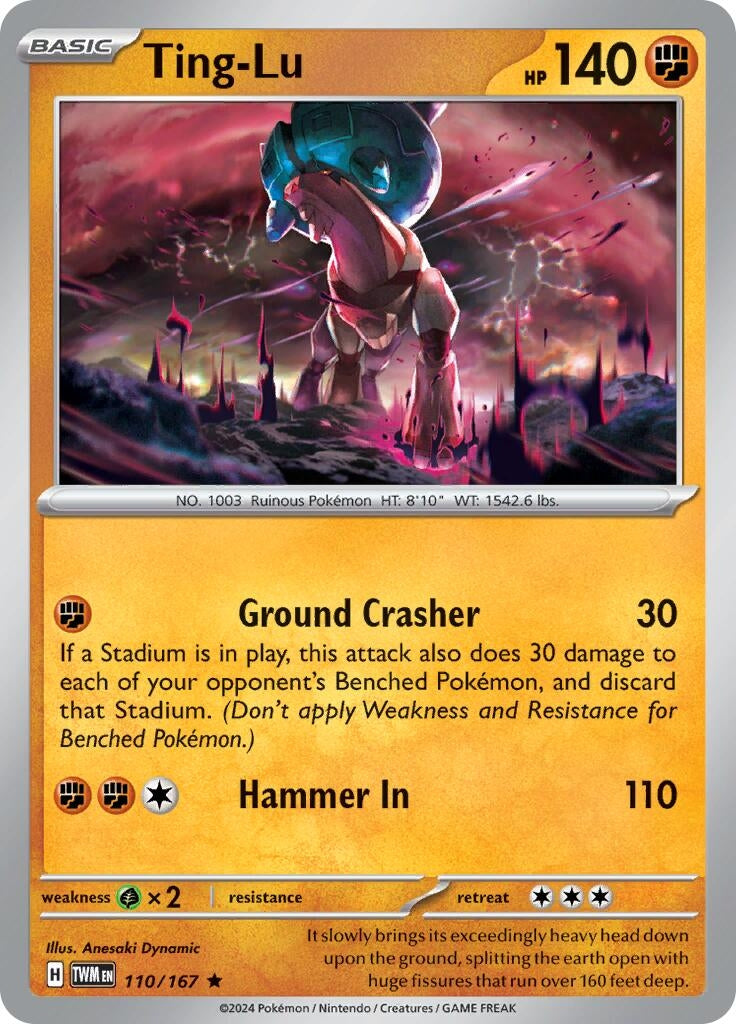 Image for Ting-Lu (110/167) - Pokemon