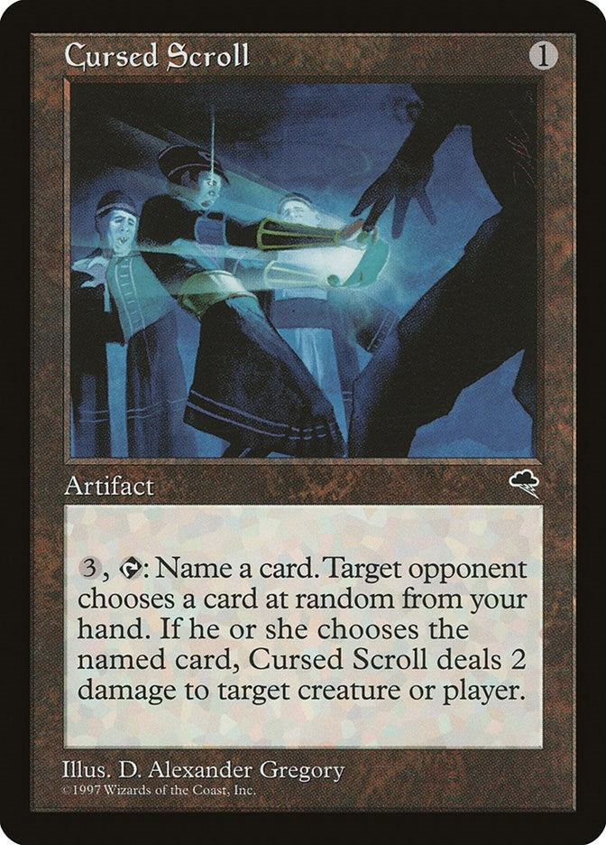 Image for Cursed Scroll (281) - Magic: The Gathering