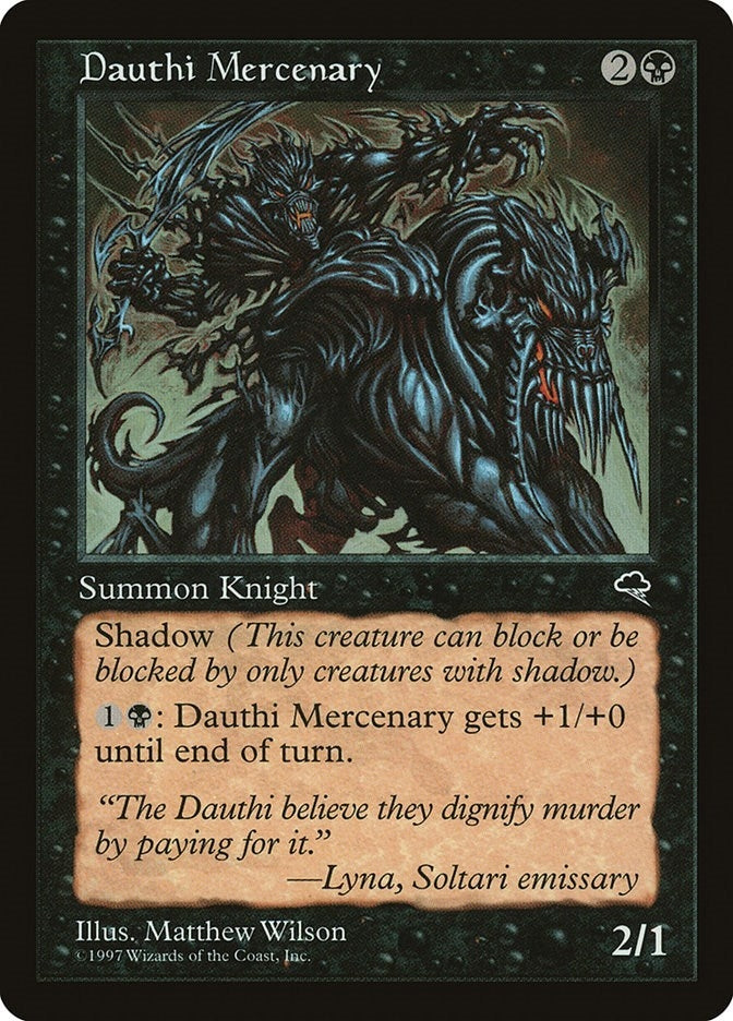 Image for Dauthi Mercenary (124) - Magic: The Gathering