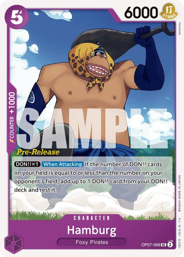 Image for Hamburg (OP07-068) - One Piece Card Game