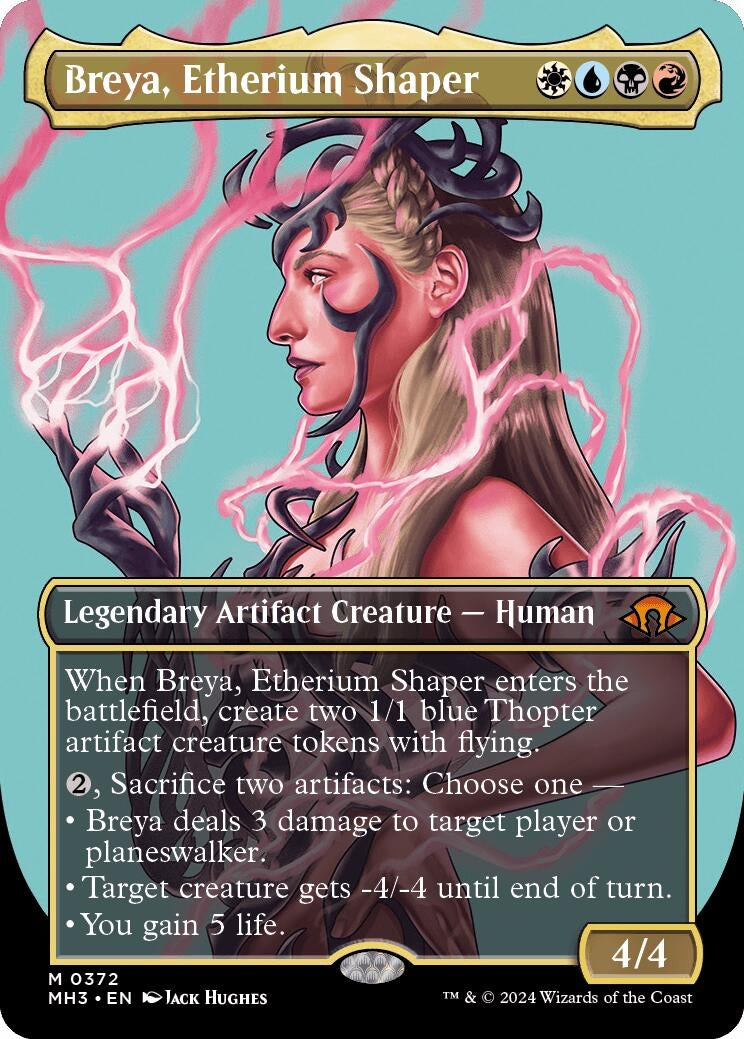 Image for Breya, Etherium Shaper (Borderless) (372) - Magic: The Gathering
