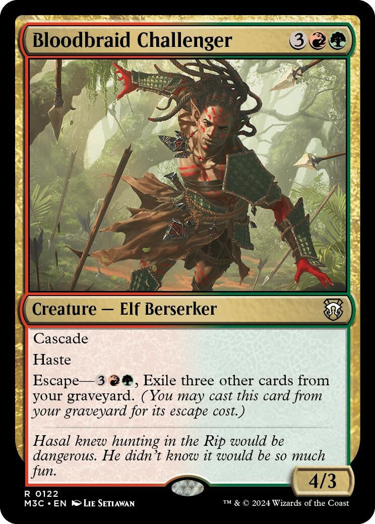 Image for Bloodbraid Challenger (122) - Magic: The Gathering