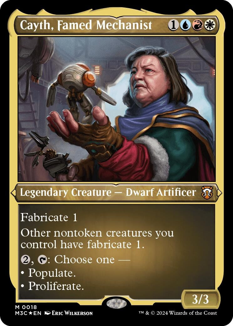 Image for Cayth, Famed Mechanist (Foil Etched) (18) - Magic: The Gathering