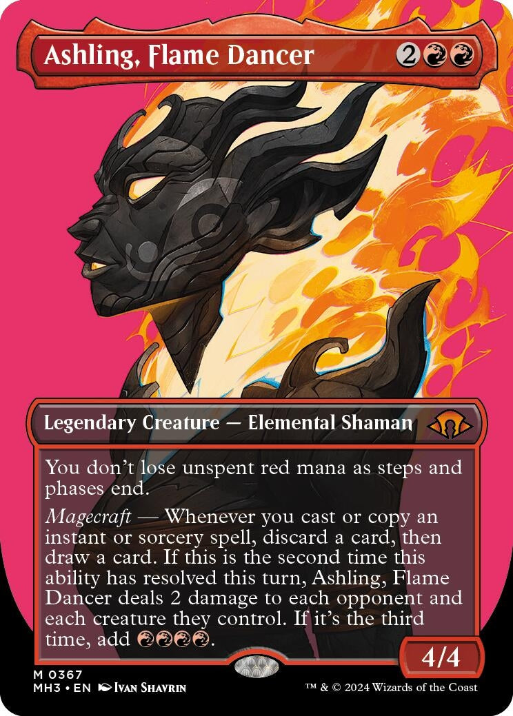 Image for Ashling, Flame Dancer (Borderless) (367) - Magic: The Gathering