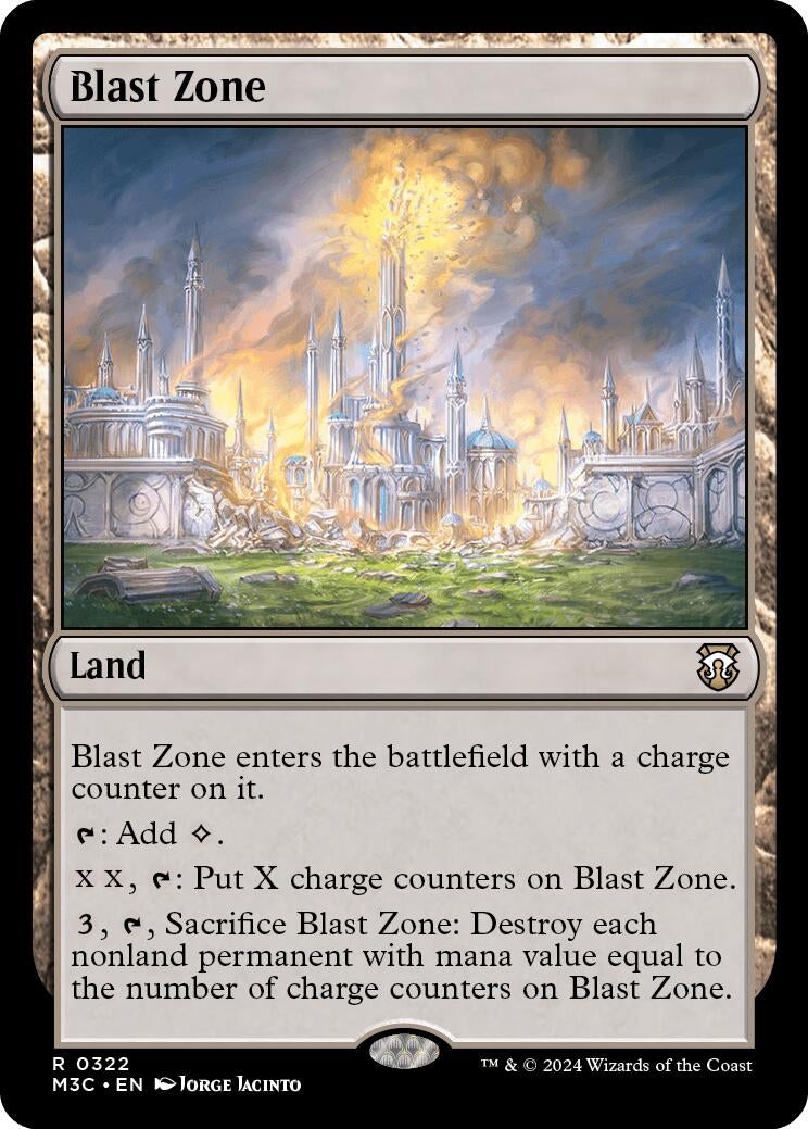 Image for Blast Zone (322) - Magic: The Gathering