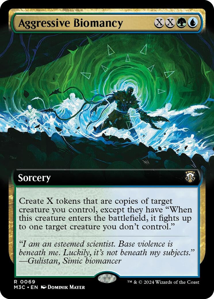 Aggressive Biomancy (Extended Art) (Ripple Foil) (69)