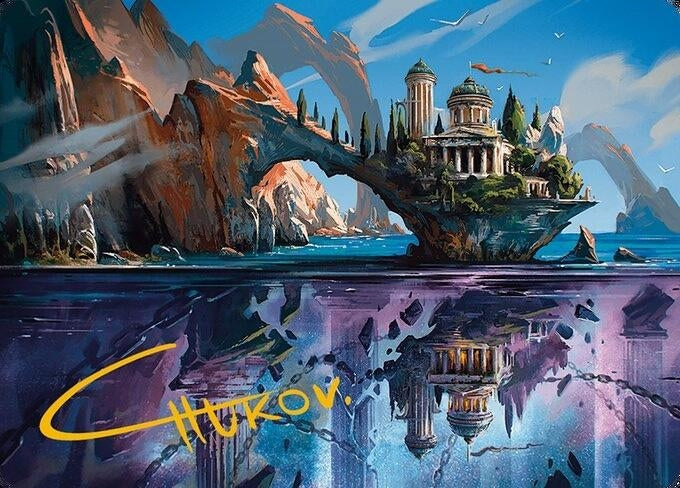 Image for Copy Land Art Card (Gold-Stamped Signature) (29) - Magic: The Gathering