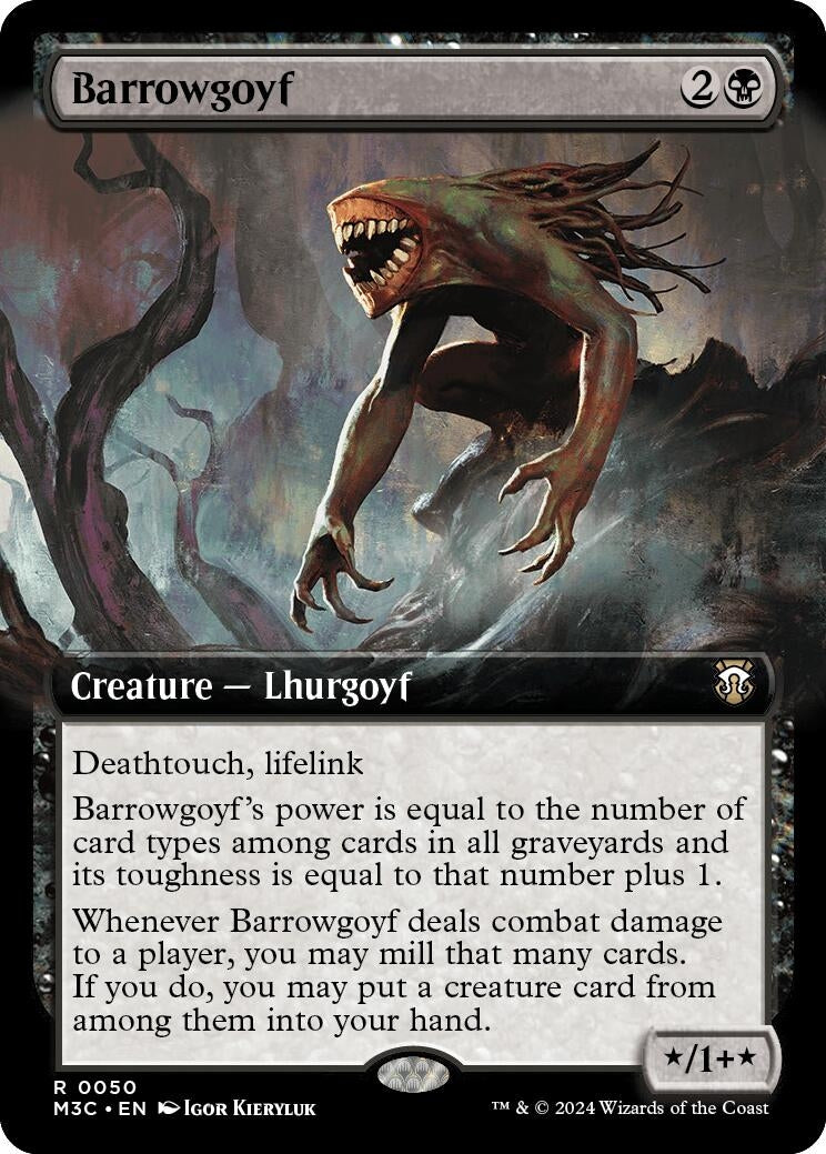 Image for Barrowgoyf (Extended Art) (Ripple Foil) (50) - Magic: The Gathering