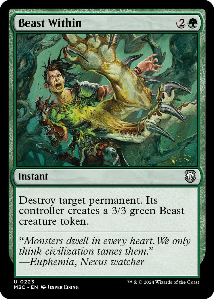 Image for Beast Within (Ripple Foil) (223) - Magic: The Gathering