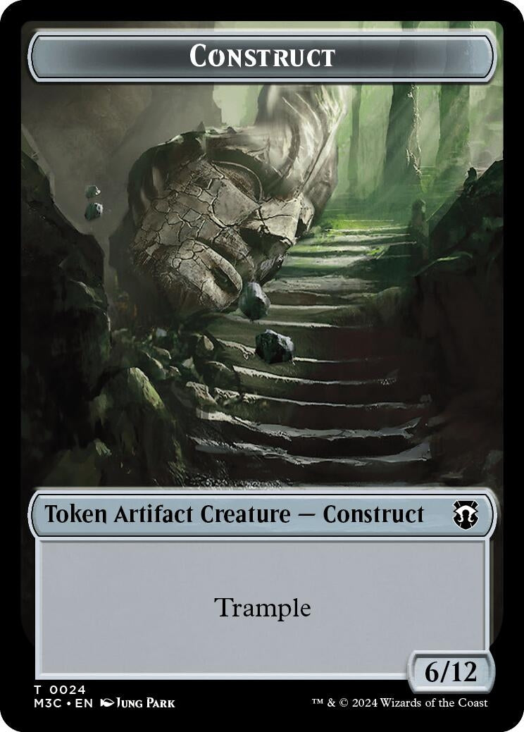 Image for Construct // Myr Double-Sided Token (24 // 25) - Magic: The Gathering