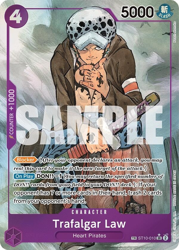 Image for Trafalgar Law (010) (TR) (ST10-010) - One Piece Card Game