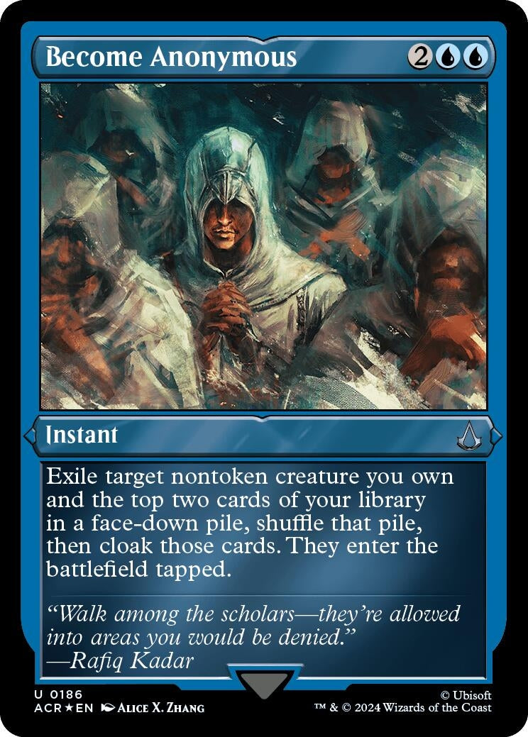 Image for Become Anonymous (Foil Etched) (186) - Magic: The Gathering