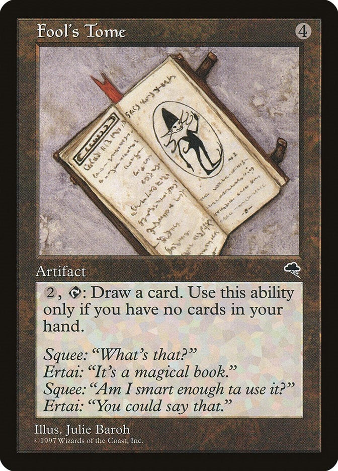 Image for Fool's Tome (289) - Magic: The Gathering