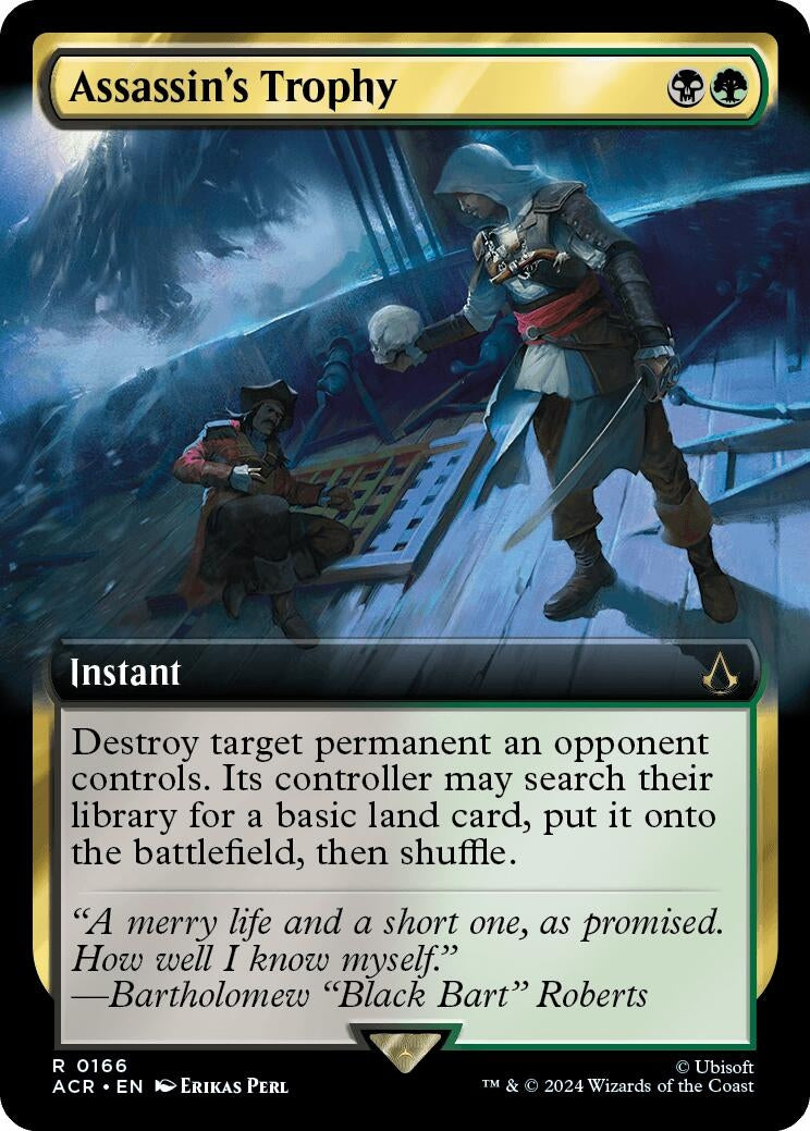 Image for Assassin's Trophy (Extended Art) (166) - Magic: The Gathering