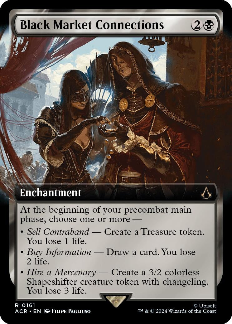 Image for Black Market Connections (Extended Art) (161) - Magic: The Gathering