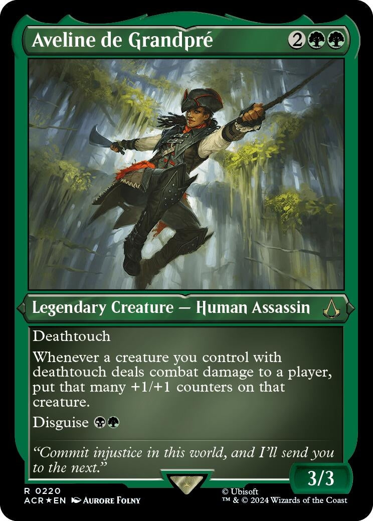 Image for Aveline de Grandpre (Foil Etched) (220) - Magic: The Gathering
