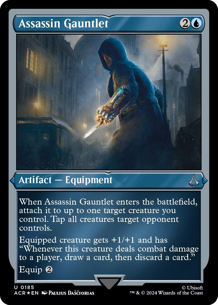 Image for Assassin Gauntlet (Foil Etched) (185) - Magic: The Gathering