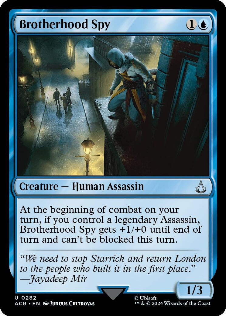 Image for Brotherhood Spy (282) - Magic: The Gathering
