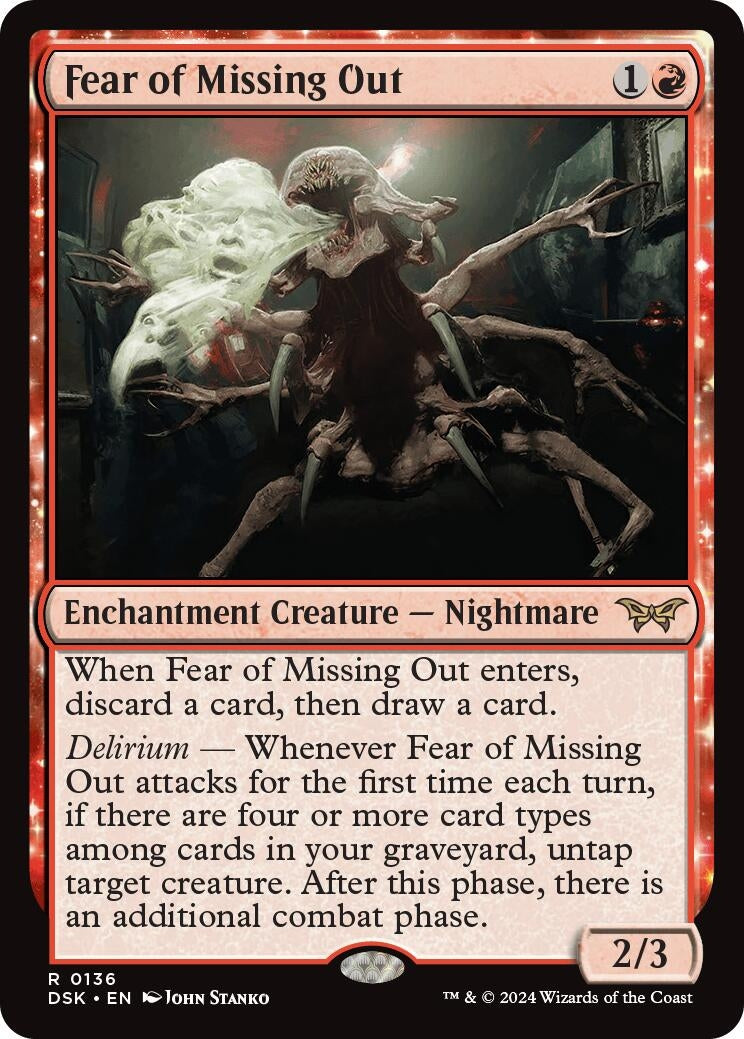 Image for Fear of Missing Out (136) - Magic: The Gathering