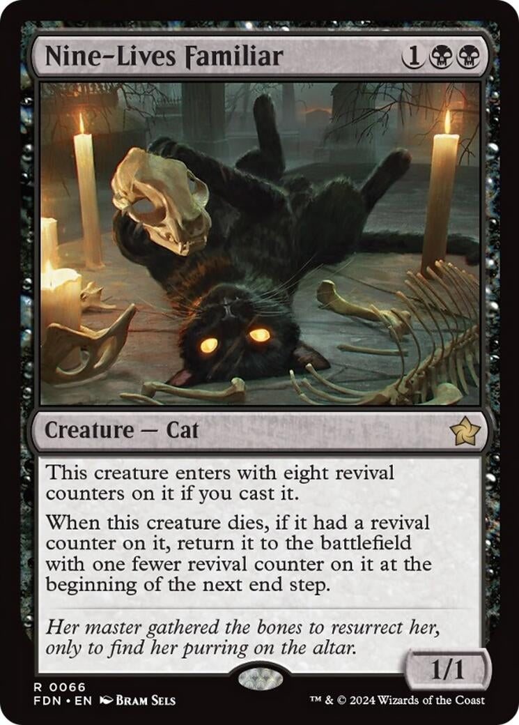 Image for Nine-Lives Familiar (66) - Magic: The Gathering