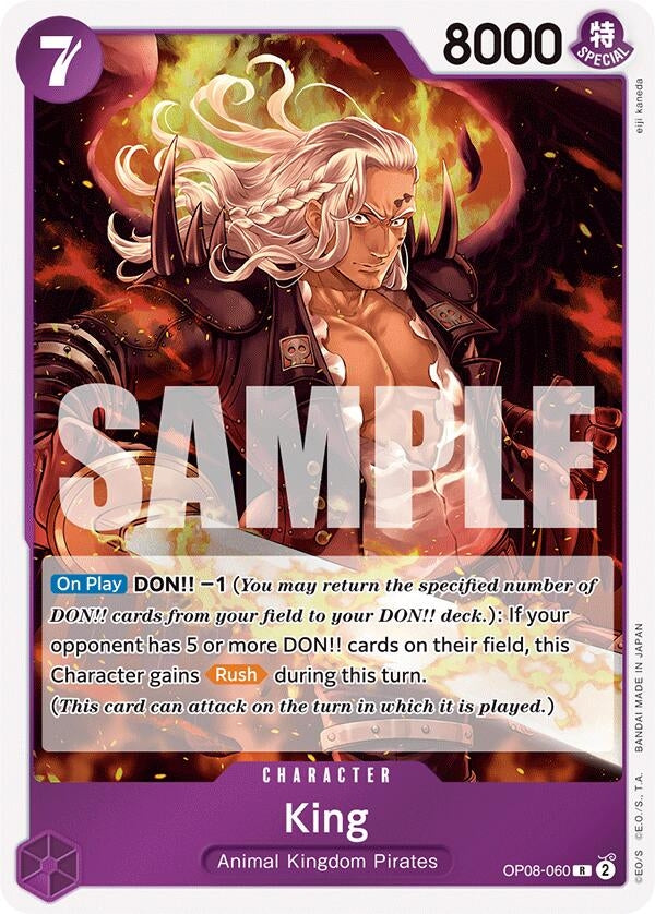 Image for King (060) (OP08-060) - One Piece Card Game