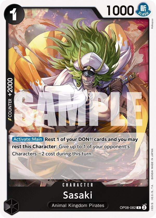 Image for Sasaki (OP08-082) - One Piece Card Game
