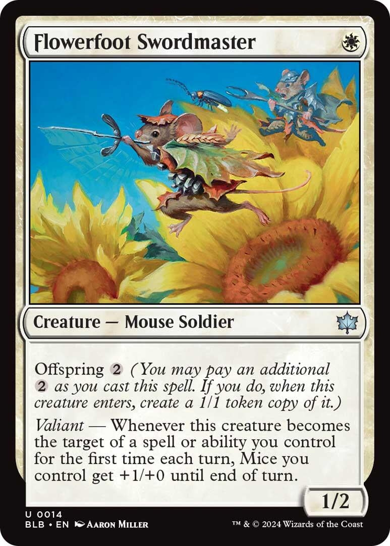 Image for Flowerfoot Swordmaster (14) - Magic: The Gathering