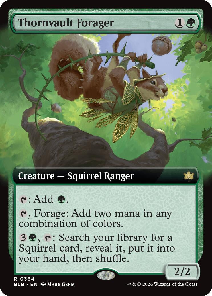 Thornvault Forager (Extended Art) (364)