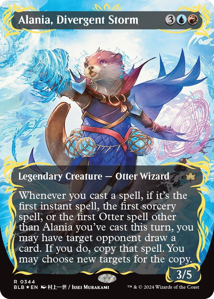 Alania, Divergent Storm (Borderless) (Raised Foil) (344)