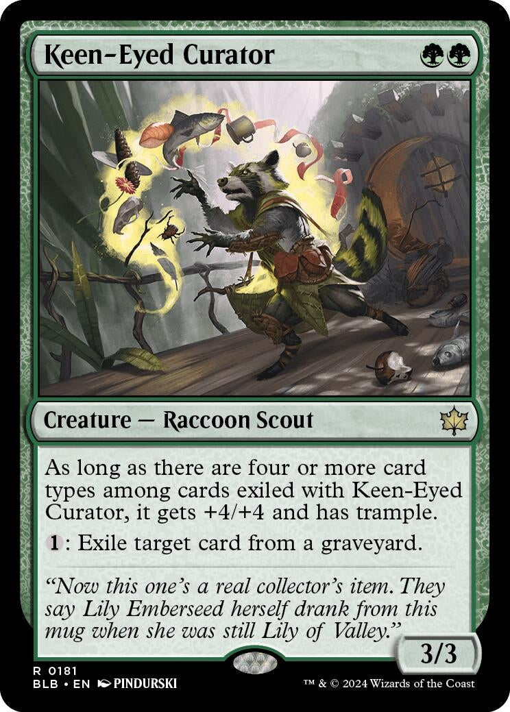 Image for Keen-Eyed Curator (181) - Magic: The Gathering