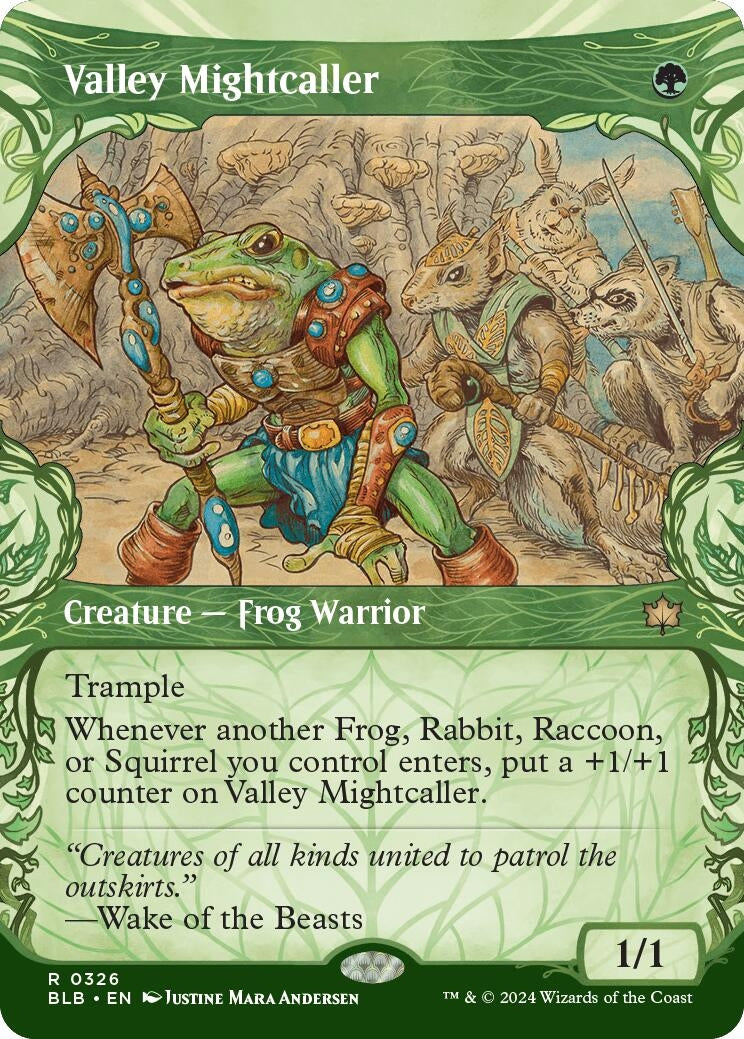 Image for Valley Mightcaller (Showcase) (326) - Magic: The Gathering
