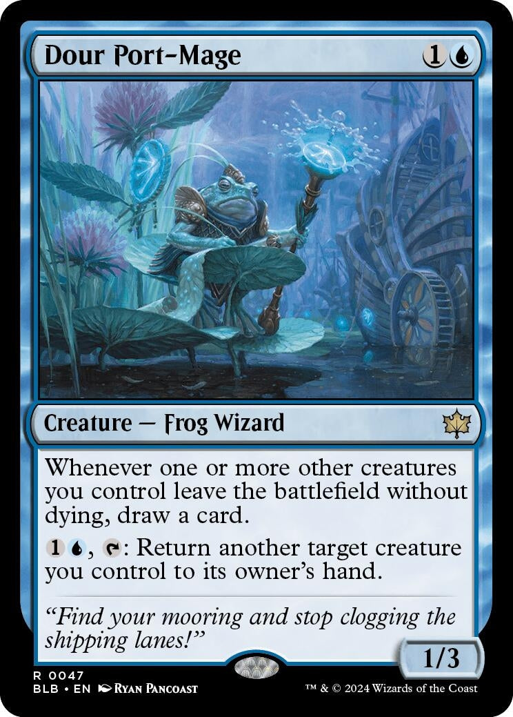 Image for Dour Port-Mage (47) - Magic: The Gathering
