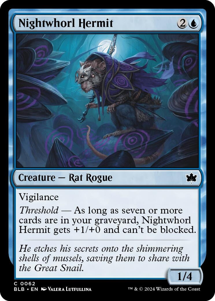 Image for Nightwhorl Hermit (62) - Magic: The Gathering