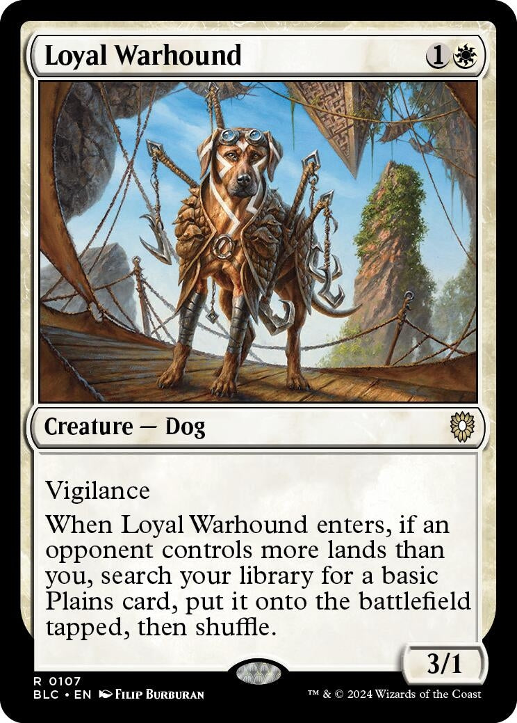 Image for Loyal Warhound (107) - Magic: The Gathering