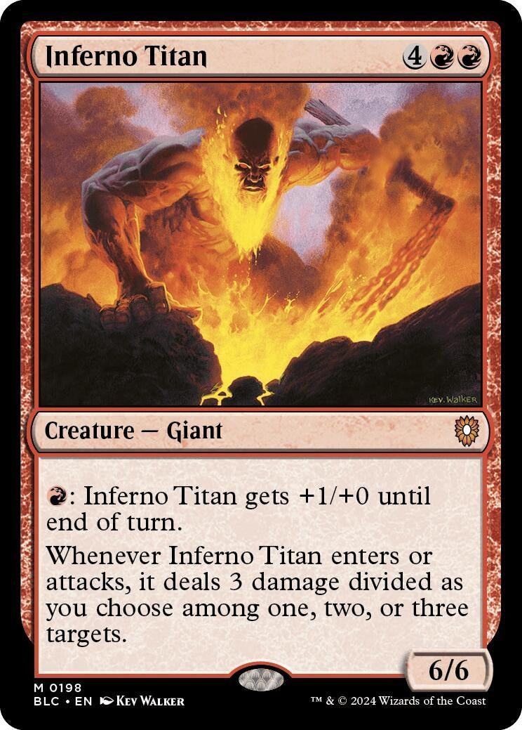 Image for Inferno Titan (198) - Magic: The Gathering