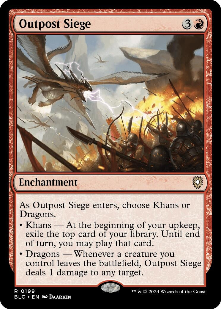 Image for Outpost Siege (199) - Magic: The Gathering
