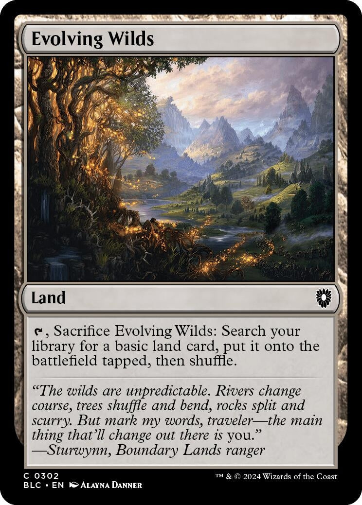Image for Evolving Wilds (302) - Magic: The Gathering