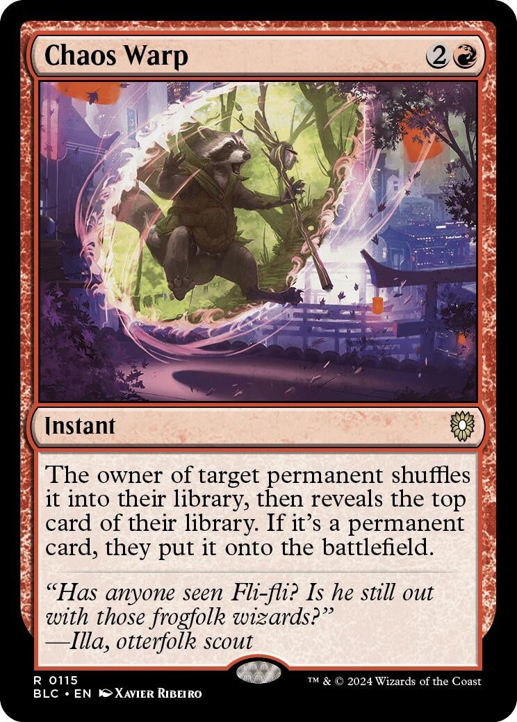 Image for Chaos Warp (115) - Magic: The Gathering