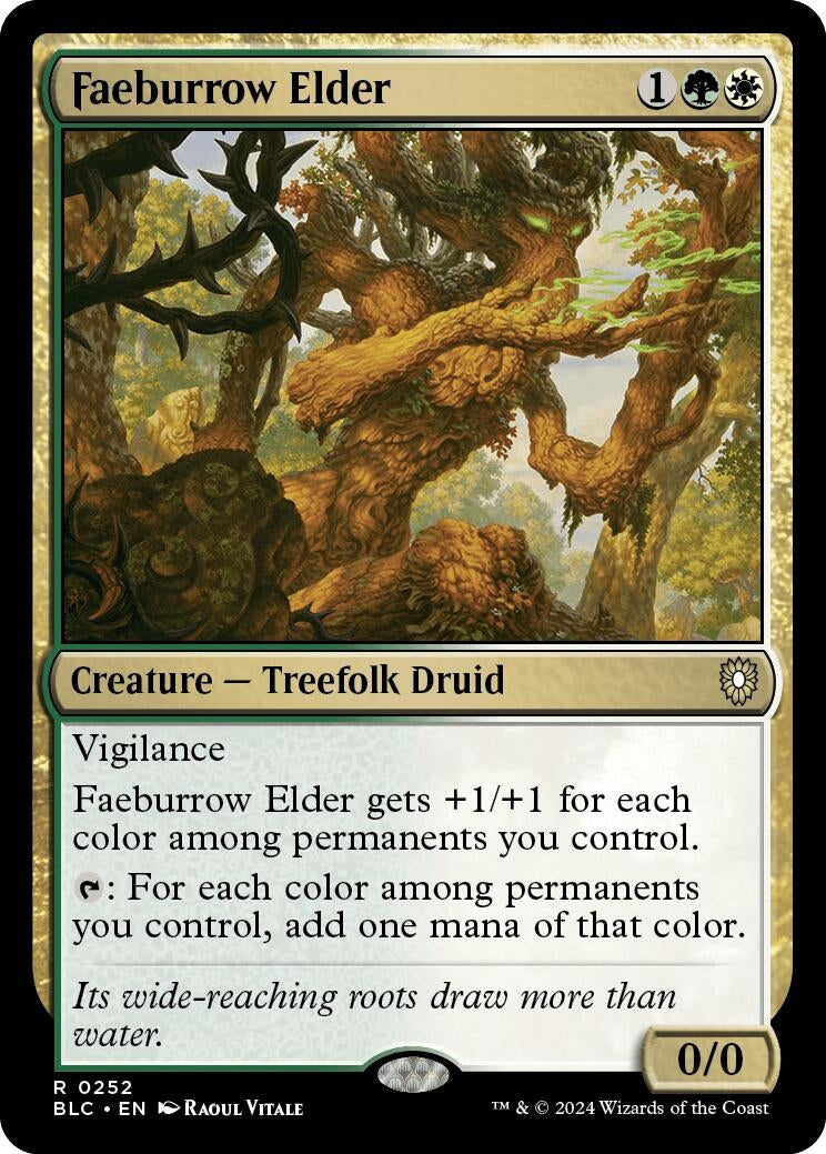 Image for Faeburrow Elder (252) - Magic: The Gathering