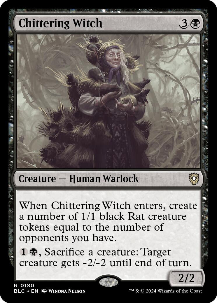Image for Chittering Witch (180) - Magic: The Gathering