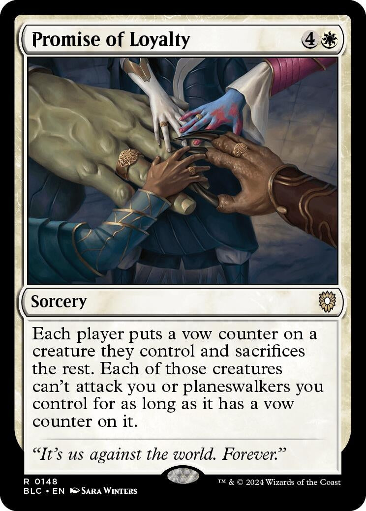 Image for Promise of Loyalty (148) - Magic: The Gathering