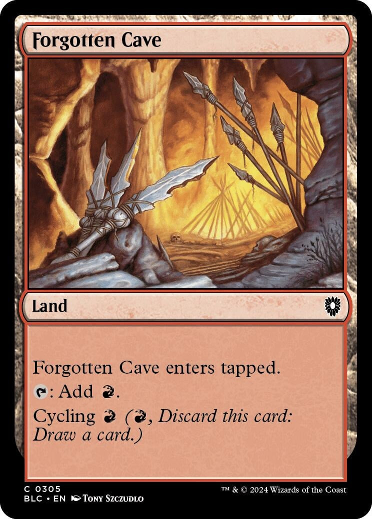 Image for Forgotten Cave (305) - Magic: The Gathering