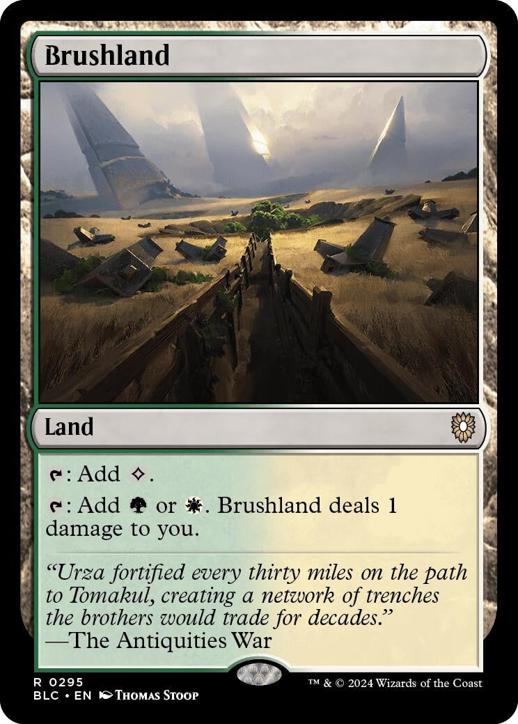 Image for Brushland (295) - Magic: The Gathering