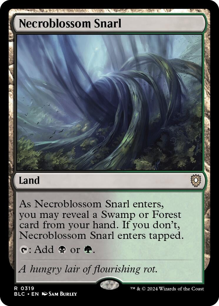 Image for Necroblossom Snarl (319) - Magic: The Gathering