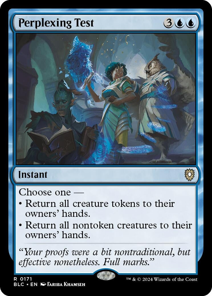 Image for Perplexing Test (171) - Magic: The Gathering