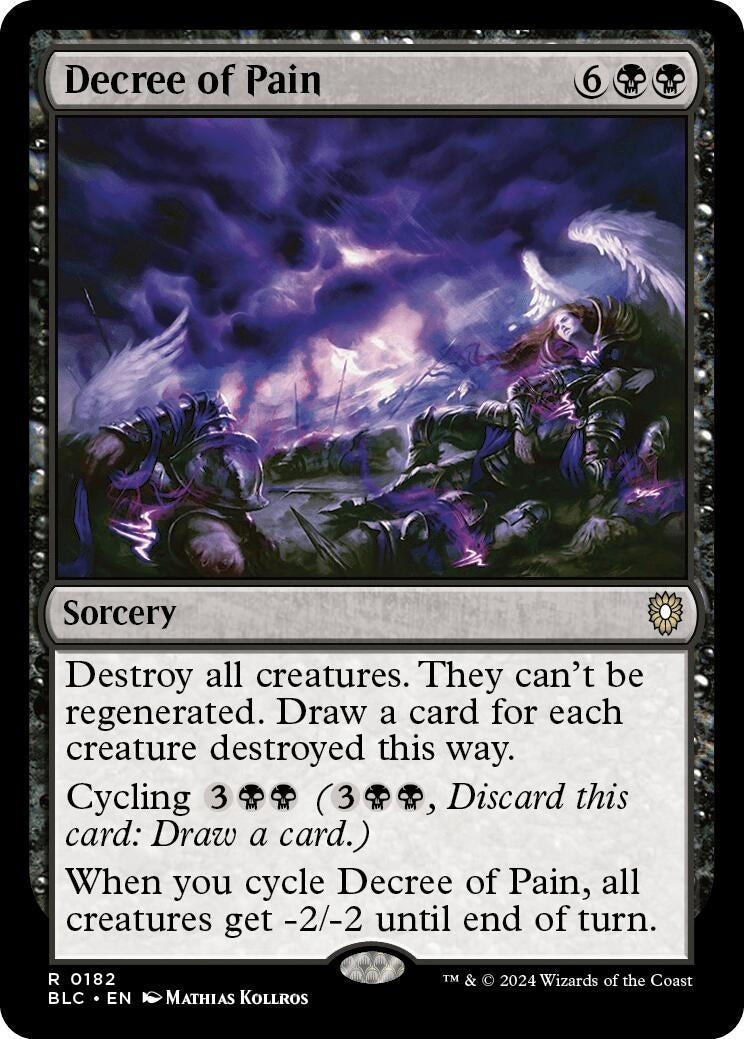 Image for Decree of Pain (182) - Magic: The Gathering