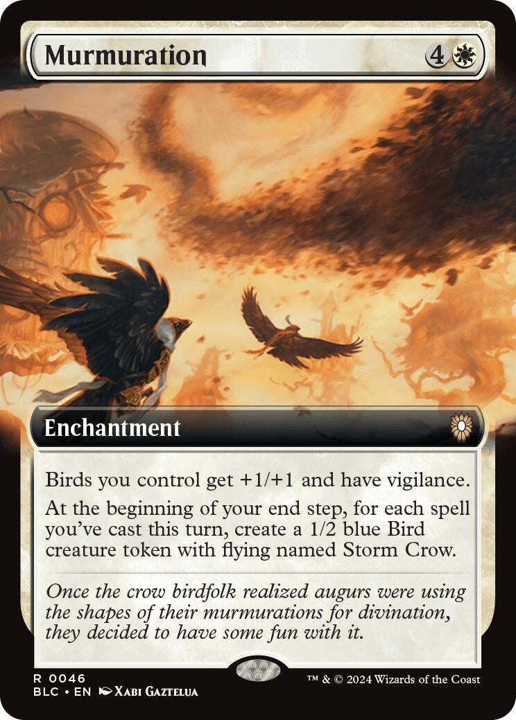 Image for Murmuration (Extended Art) (46) - Magic: The Gathering
